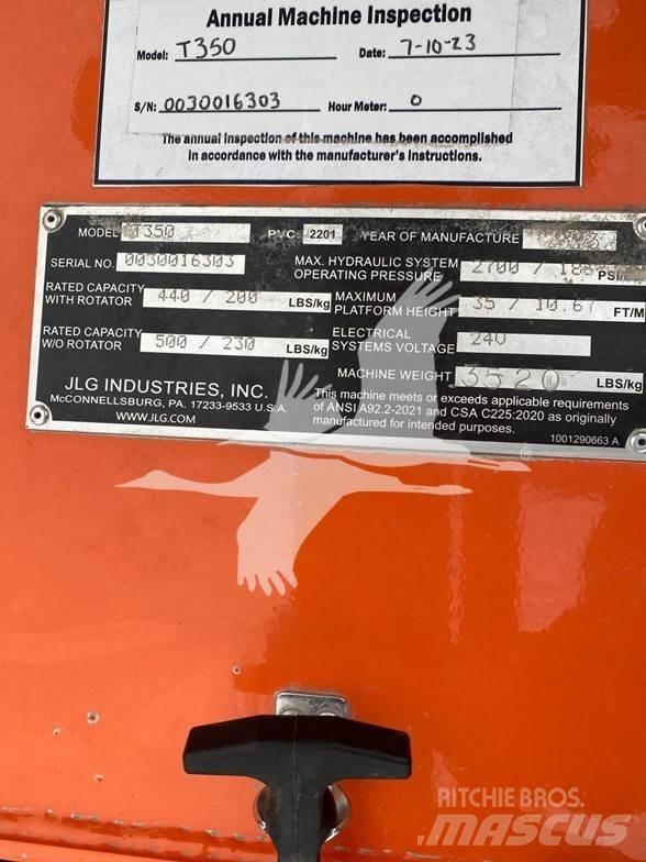 JLG T350 Vlečne dvižne ploščadi