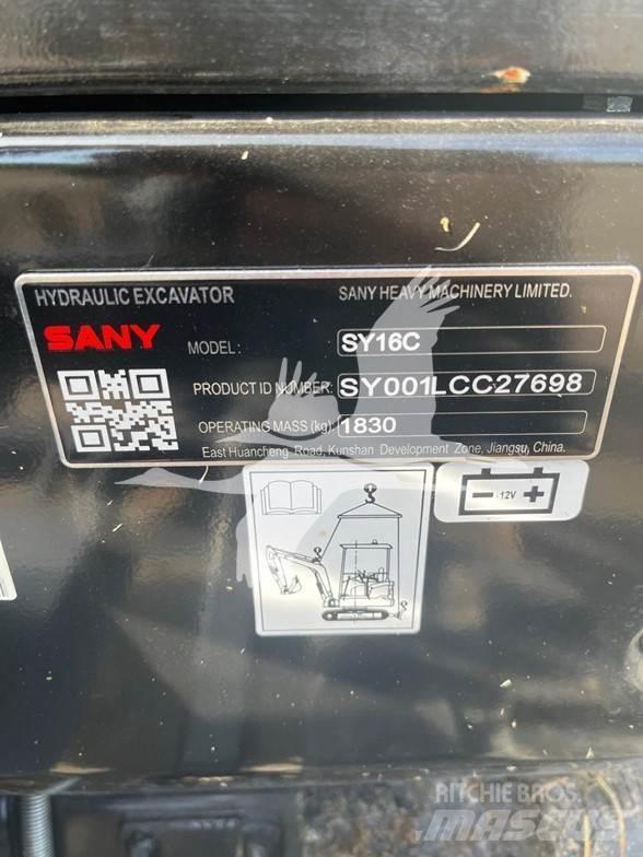 Sany SY16C Mini bagri <7t