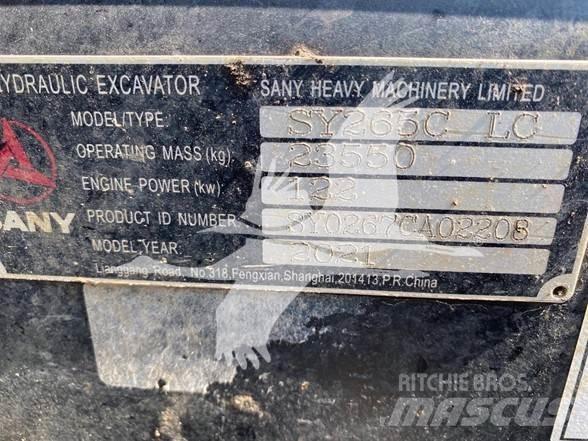 Sany SY265CLR Bagri goseničarji