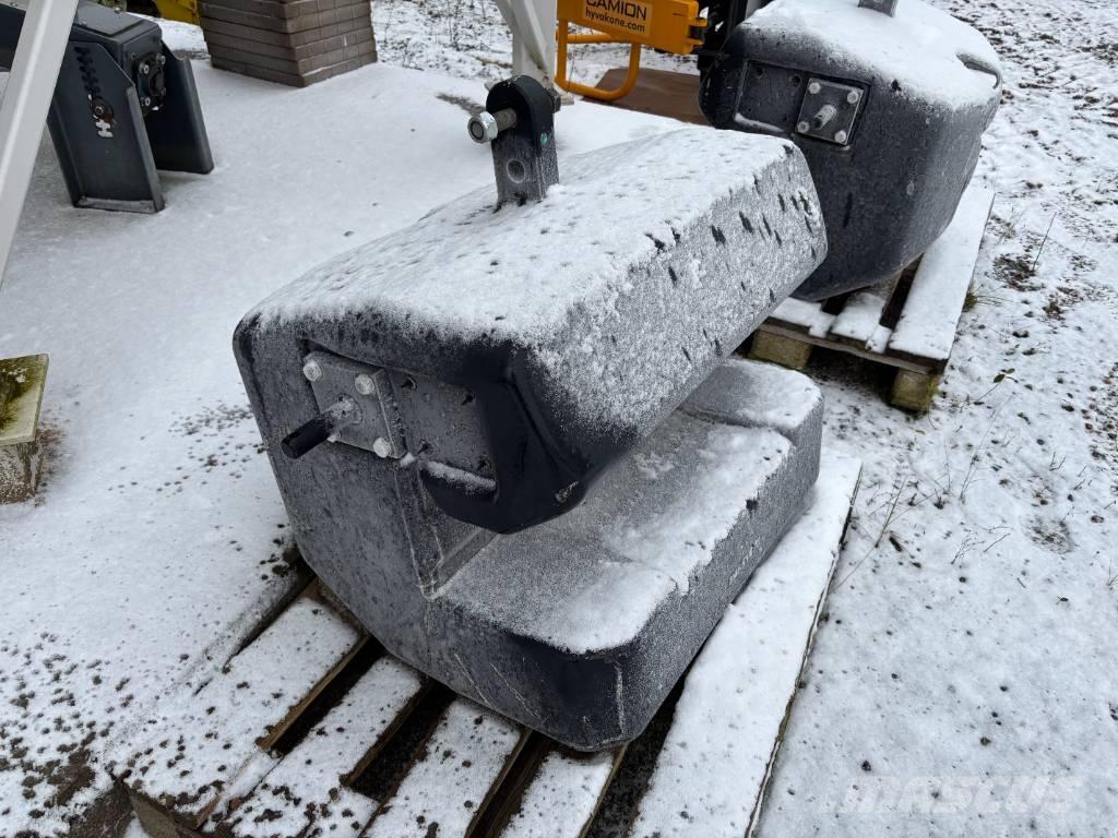 Lisäpaino 1000kg Sprednje uteži