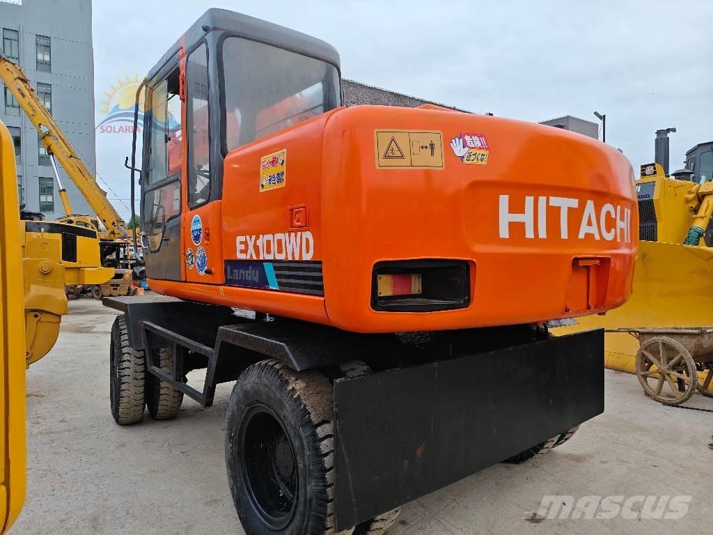 Hitachi EX 100 W D Bagri na kolesih
