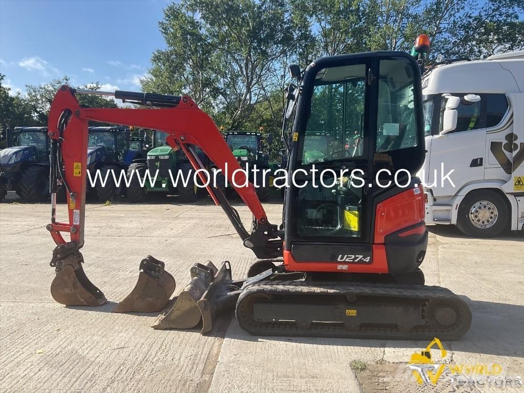 Kubota U 27-4 Mini bagri <7t