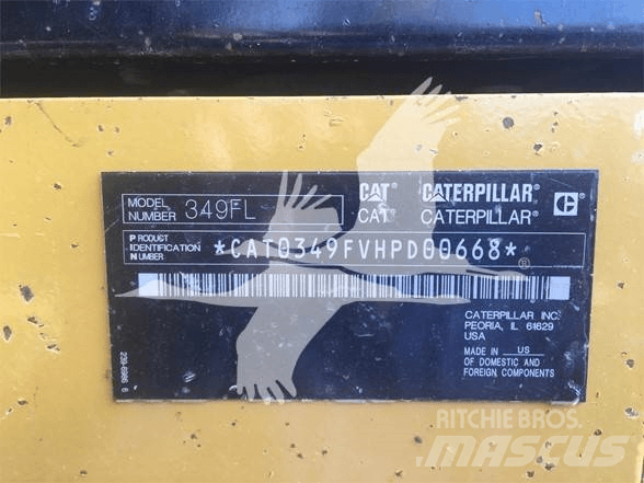 CAT 349FL Bagri goseničarji