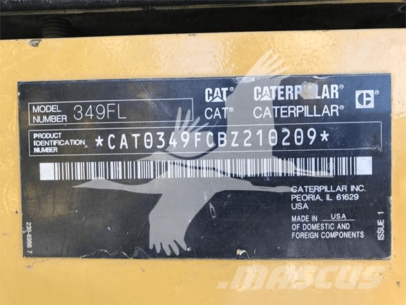 CAT 349FL Bagri goseničarji