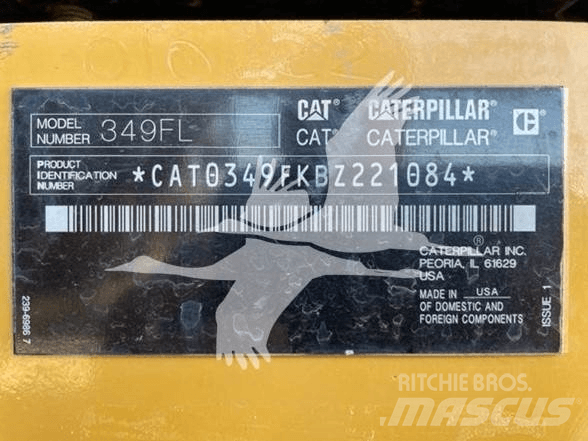 CAT 349FL Bagri goseničarji