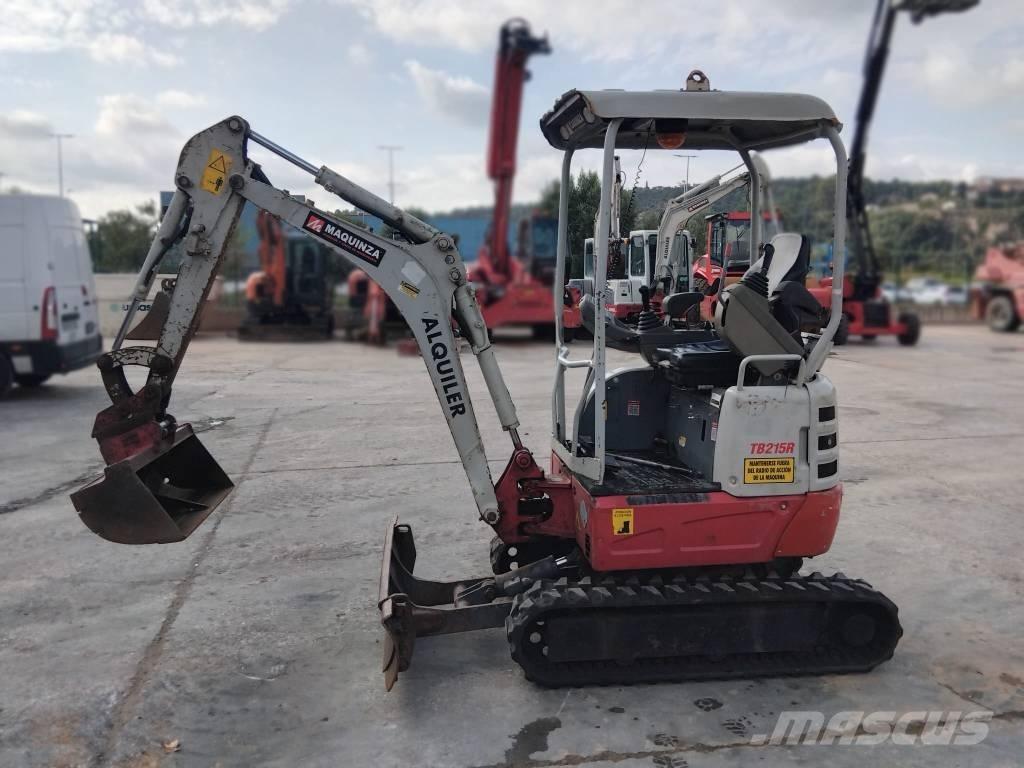 Takeuchi TB 215 R Mini bagri <7t