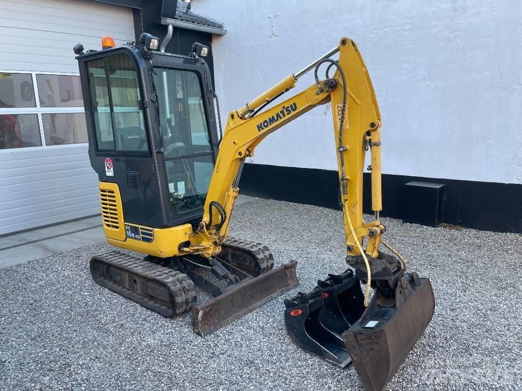 Komatsu PC 16 R-3HS Mini bagri <7t