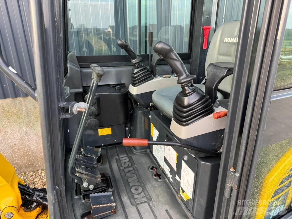 Komatsu PC 16 R-3HS Mini bagri <7t