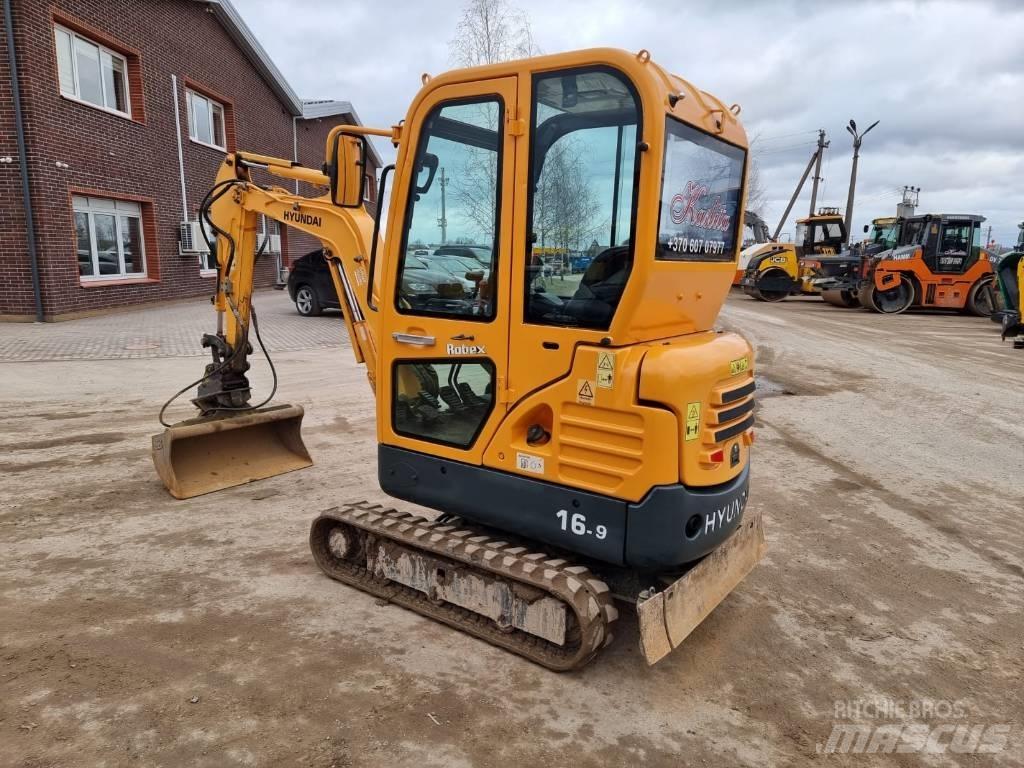 Hyundai R16-9 Mini bagri <7t