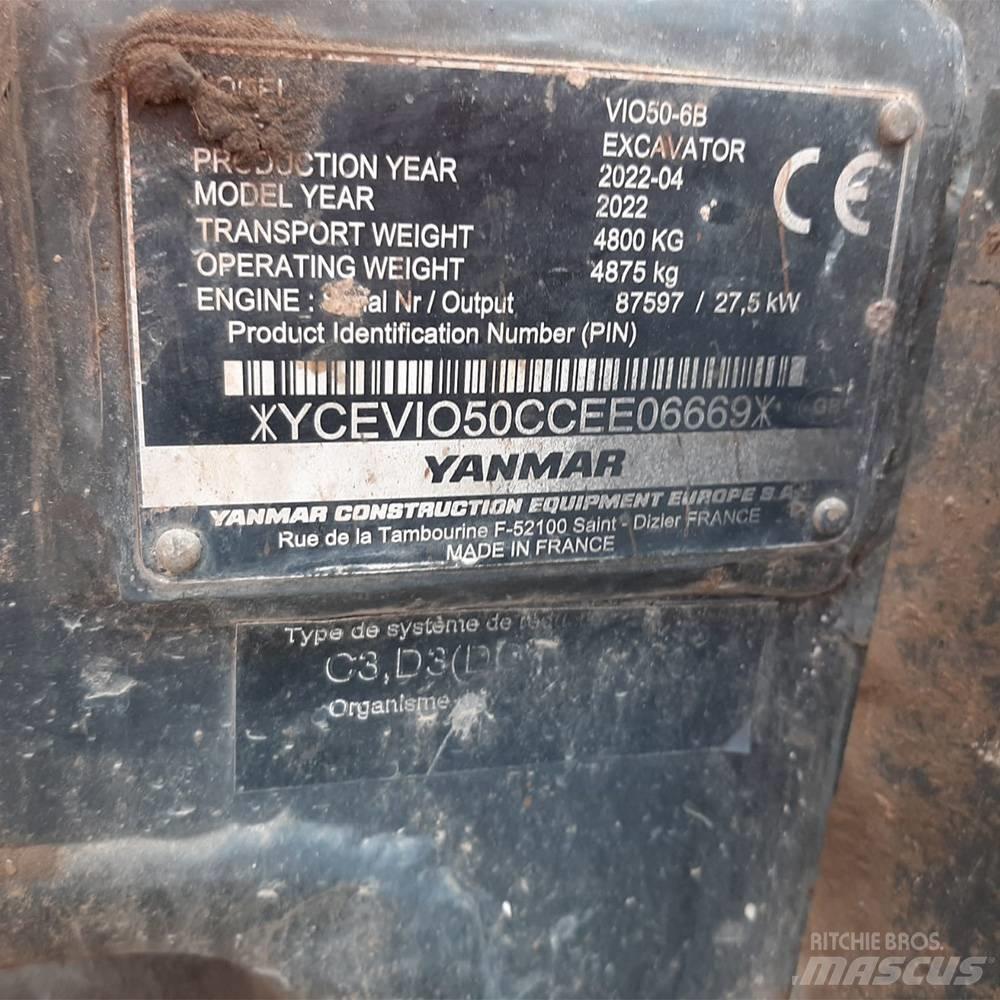 Yanmar Vio 50 Mini bagri <7t