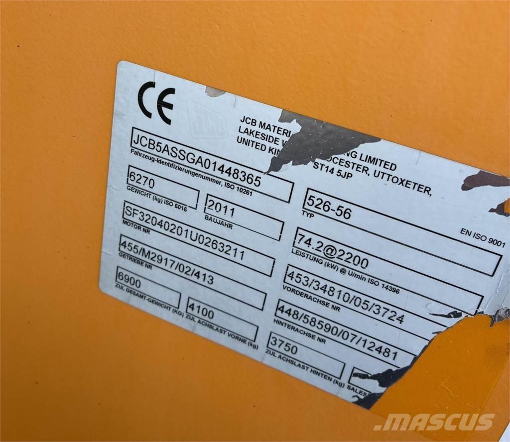 JCB 526-56 Kmetijski teleskopski nakladalci