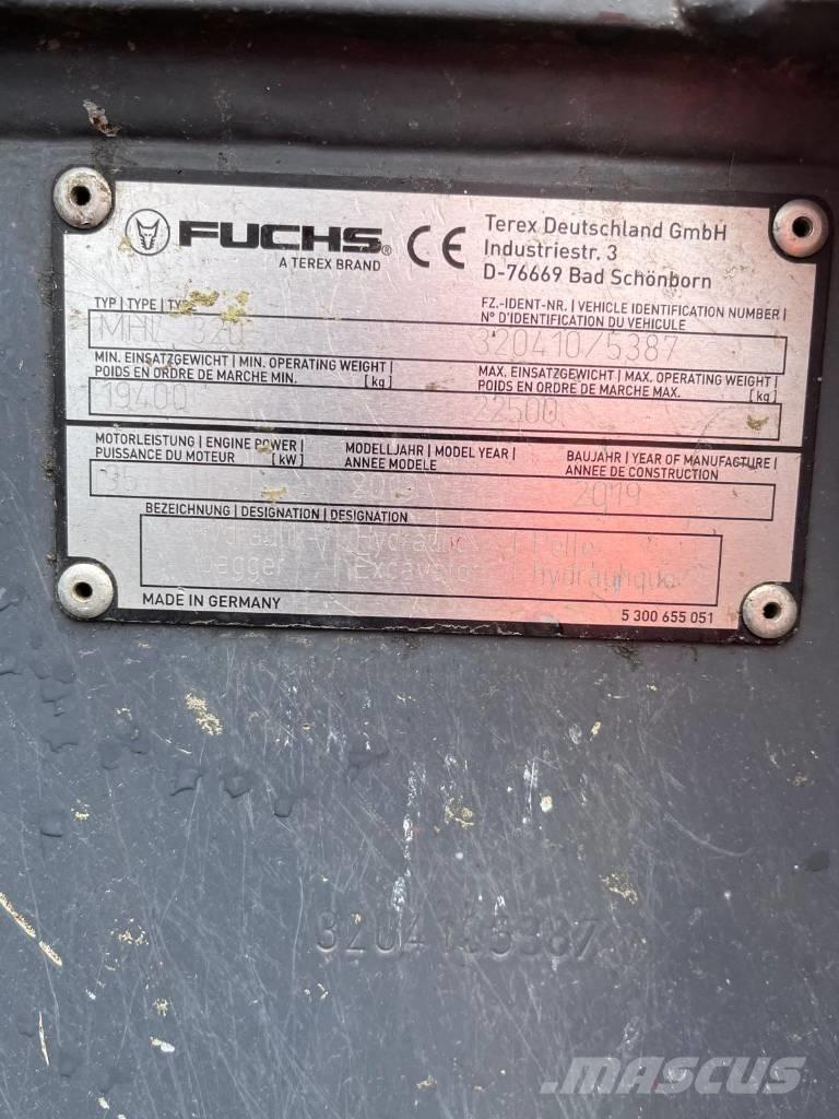 Terex Fuchs MHL320 Manipulacija materiala - drugo