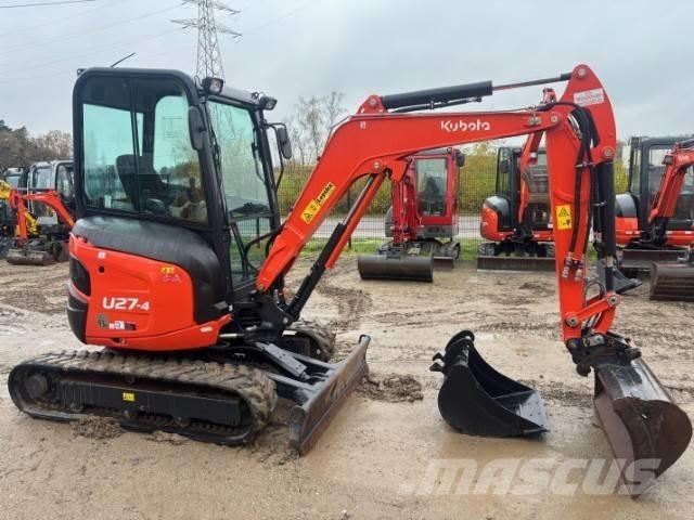 Kubota U 27-4 Mini bagri <7t