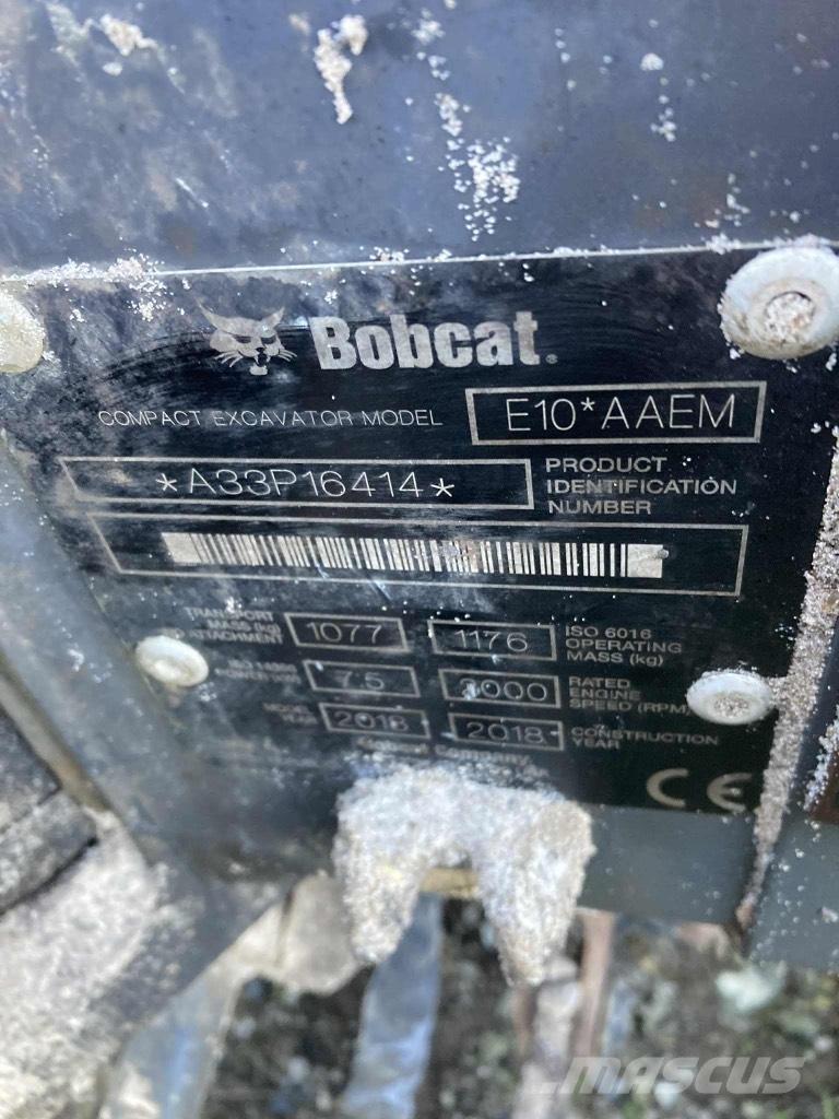 Bobcat E 10 Mini bagri <7t