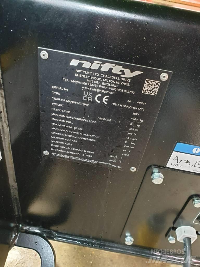 Niftylift HR15 Zglobne dvižne ploščadi