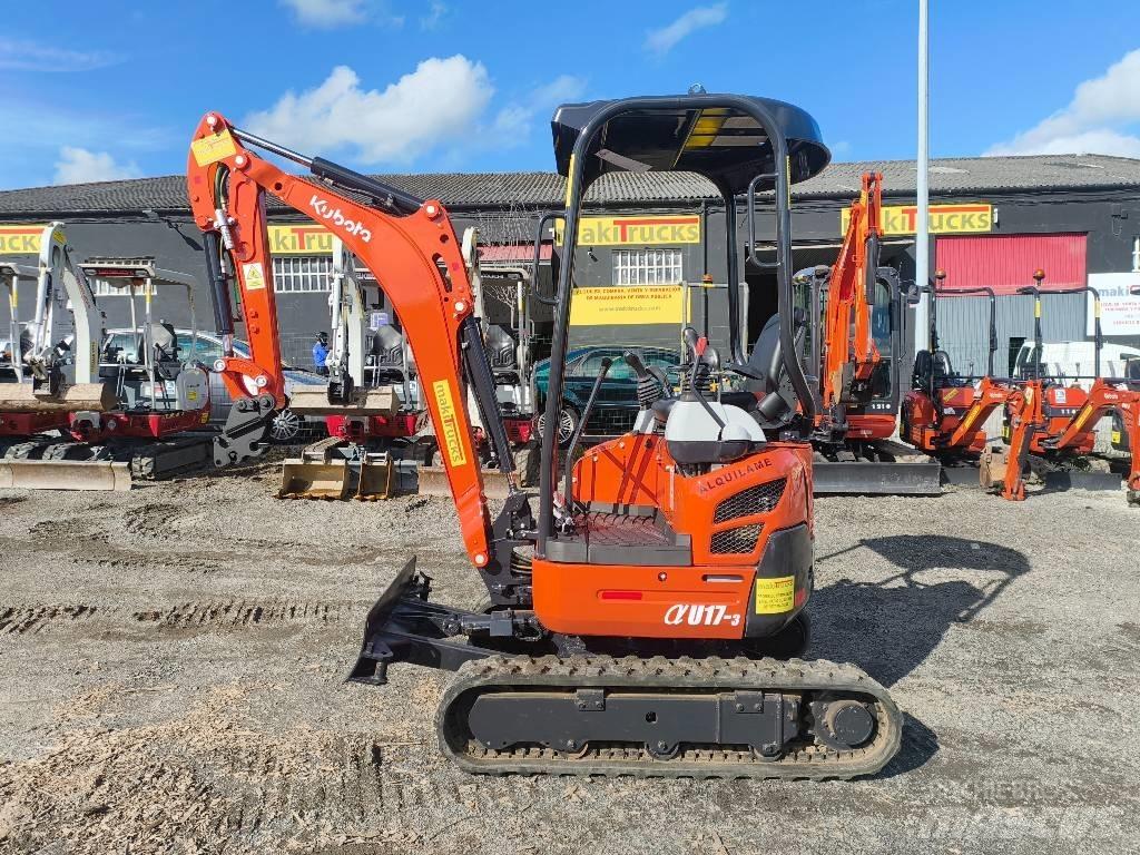Kubota U 17-3 Mini bagri <7t