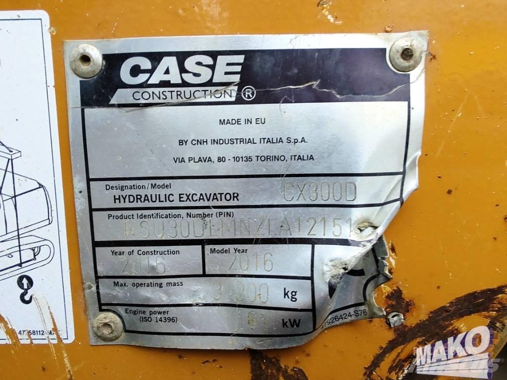 CASE CX 300 D Bagri goseničarji