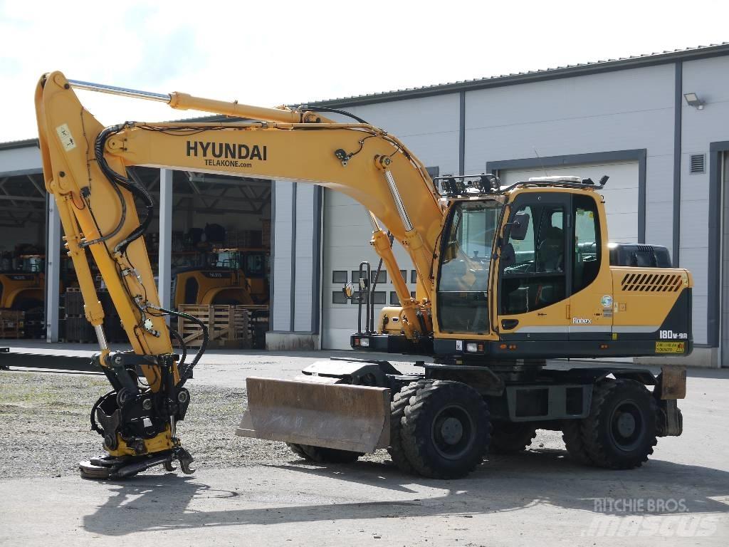 Hyundai R 180 W-9A Bagri na kolesih