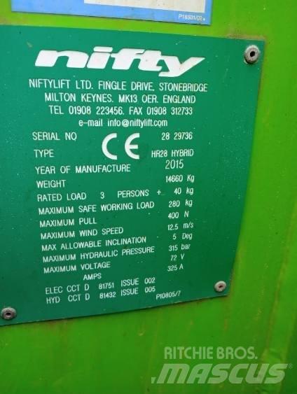 Niftylift HR 28 Zglobne dvižne ploščadi
