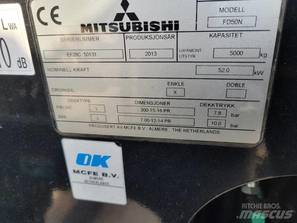 Mitsubishi FD50N Dizelski viličarji
