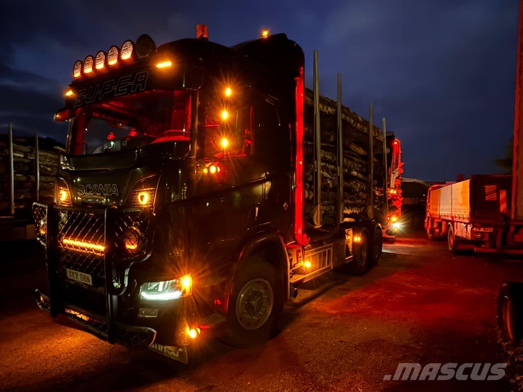 Scania R580B6X4HB Tovornjaki za hlode