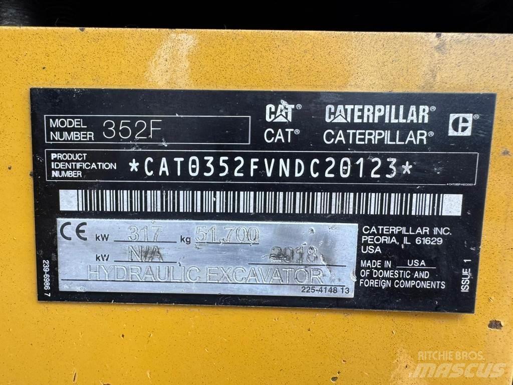 CAT 352F Posebni bagri
