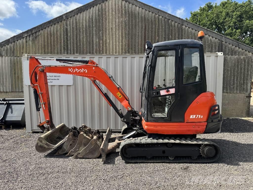 Kubota KX 71-3 Mini bagri <7t
