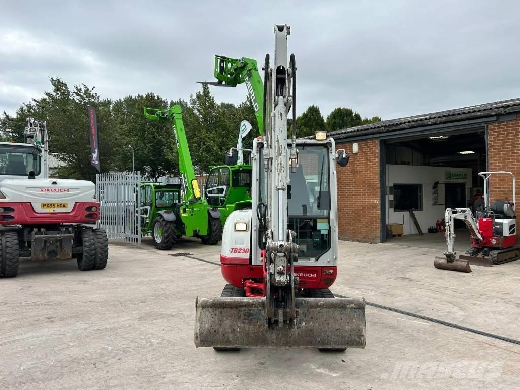 Takeuchi TB 230 Mini bagri <7t