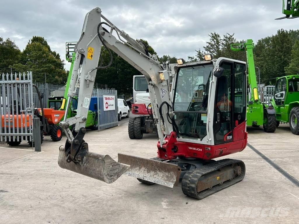Takeuchi TB 230 Mini bagri <7t