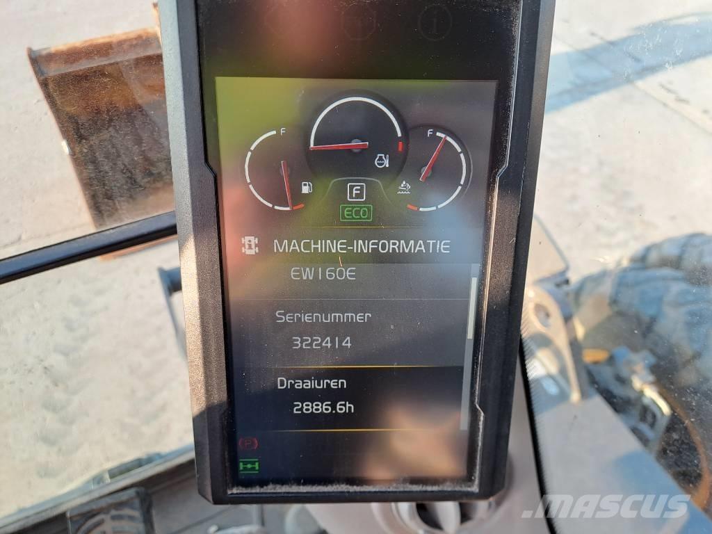 Volvo EW160E Bagri na kolesih