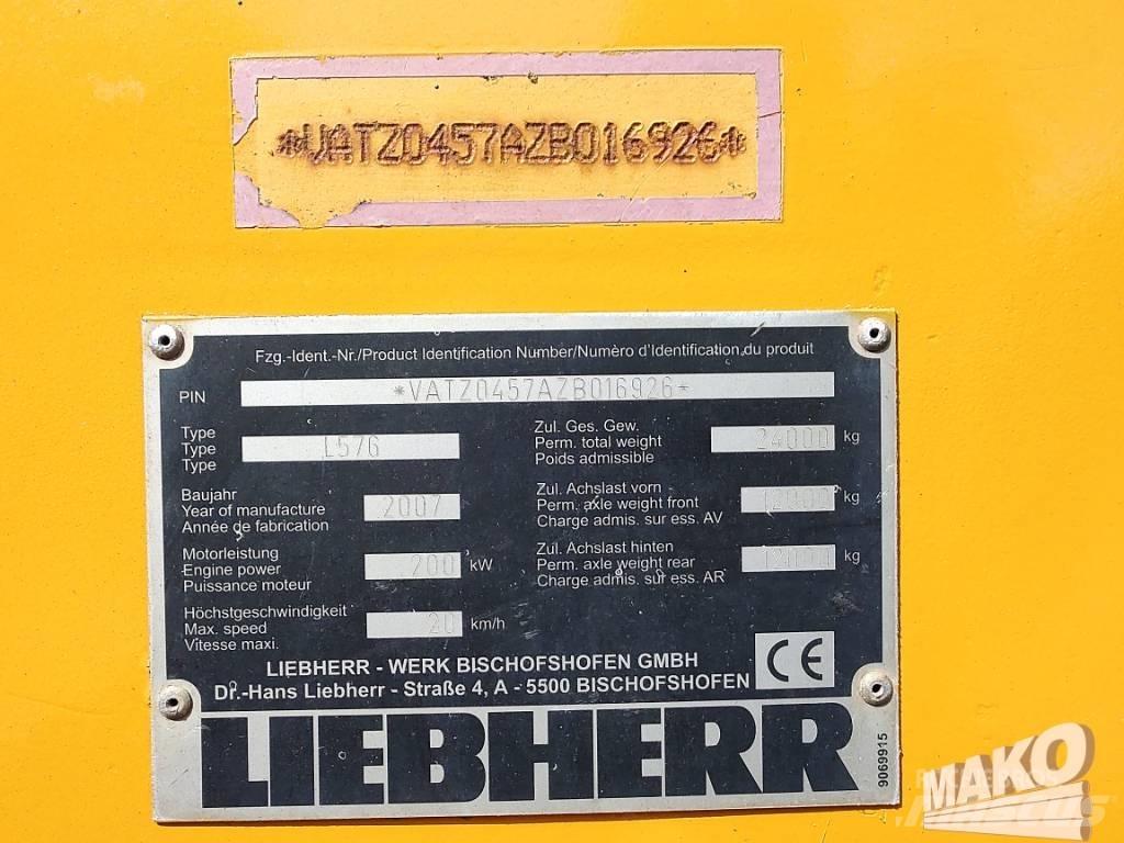 Liebherr L 576 Kolesni nakladalci