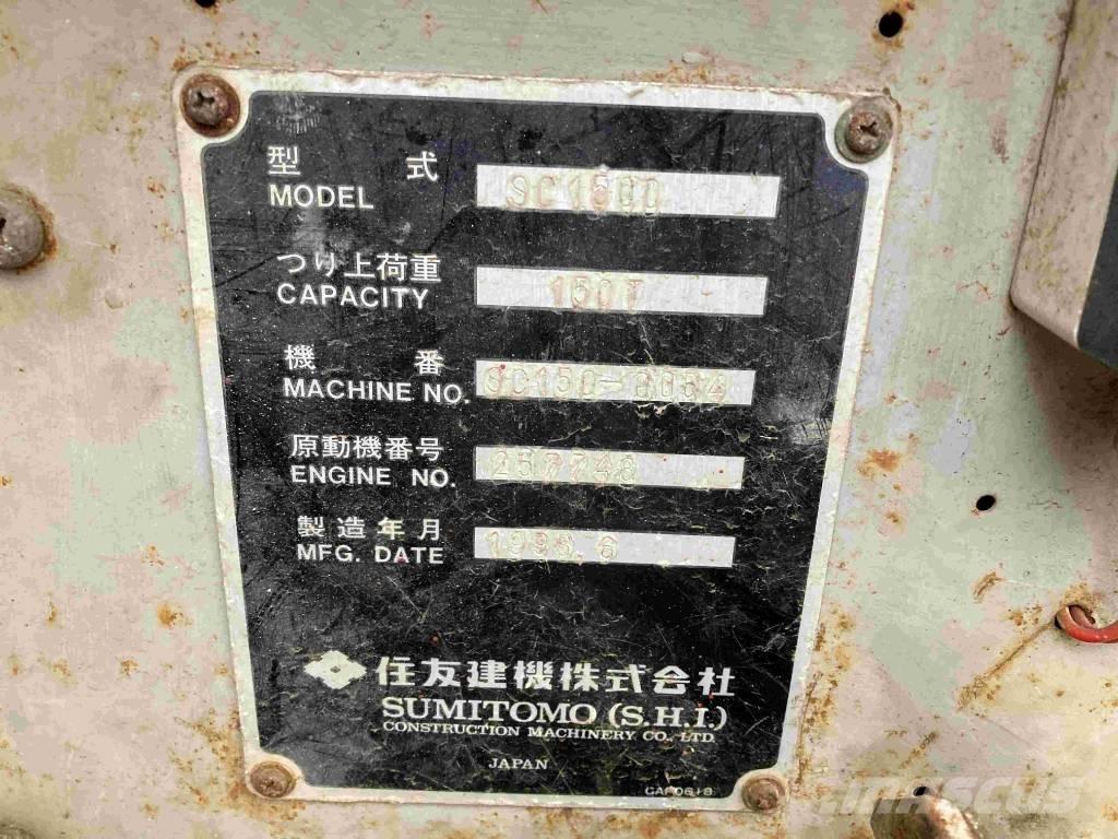 Sumitomo SC1500 Dvigala na gosenicah