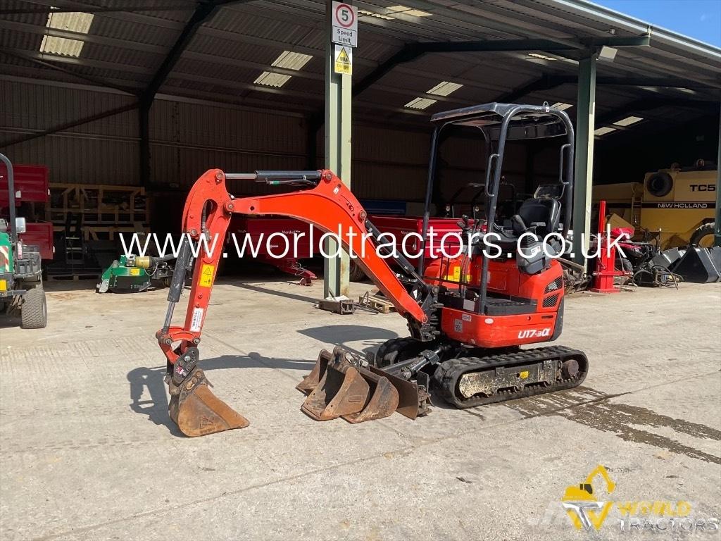 Kubota U 17-3 Mini bagri <7t
