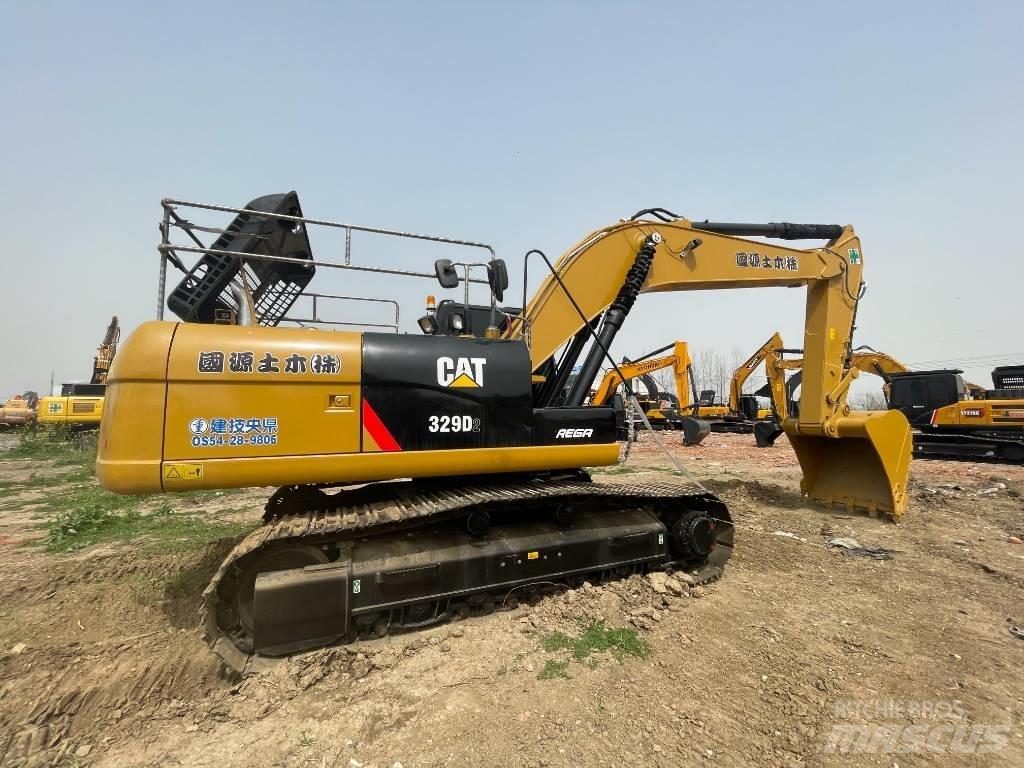 CAT 329D2 Bagri goseničarji