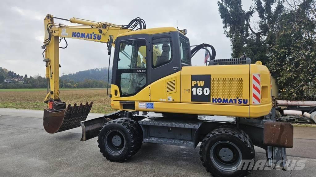Komatsu PW 160-7K Bagri na kolesih