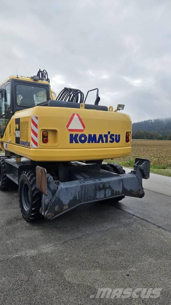 Komatsu PW 160-7K Bagri na kolesih
