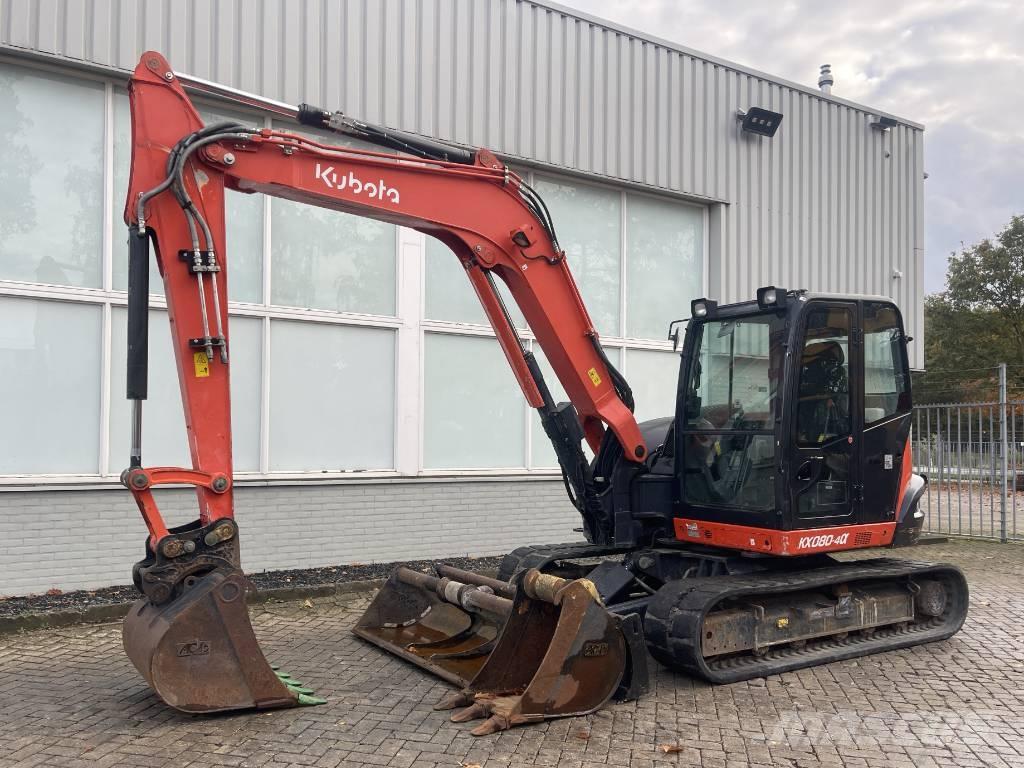 Kubota KX 080-4 CX Midi bagri 7t – 12t
