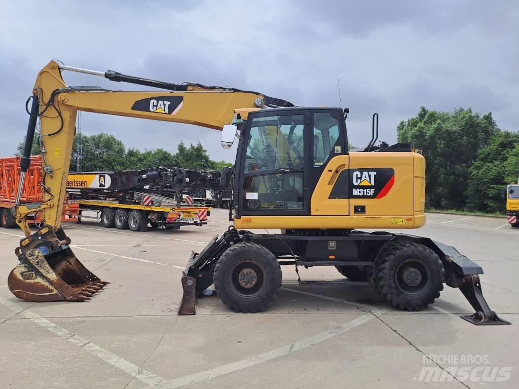 CAT M315F Bagri na kolesih