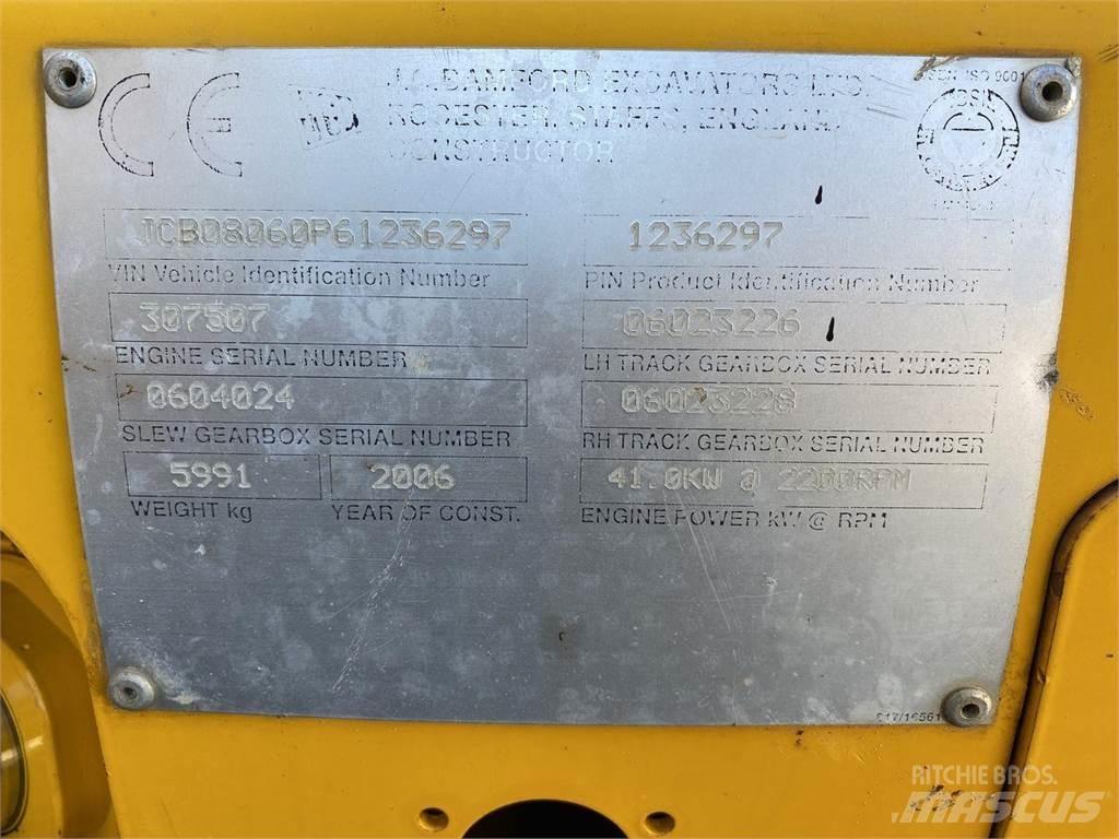 JCB 8060 Bagri na kolesih