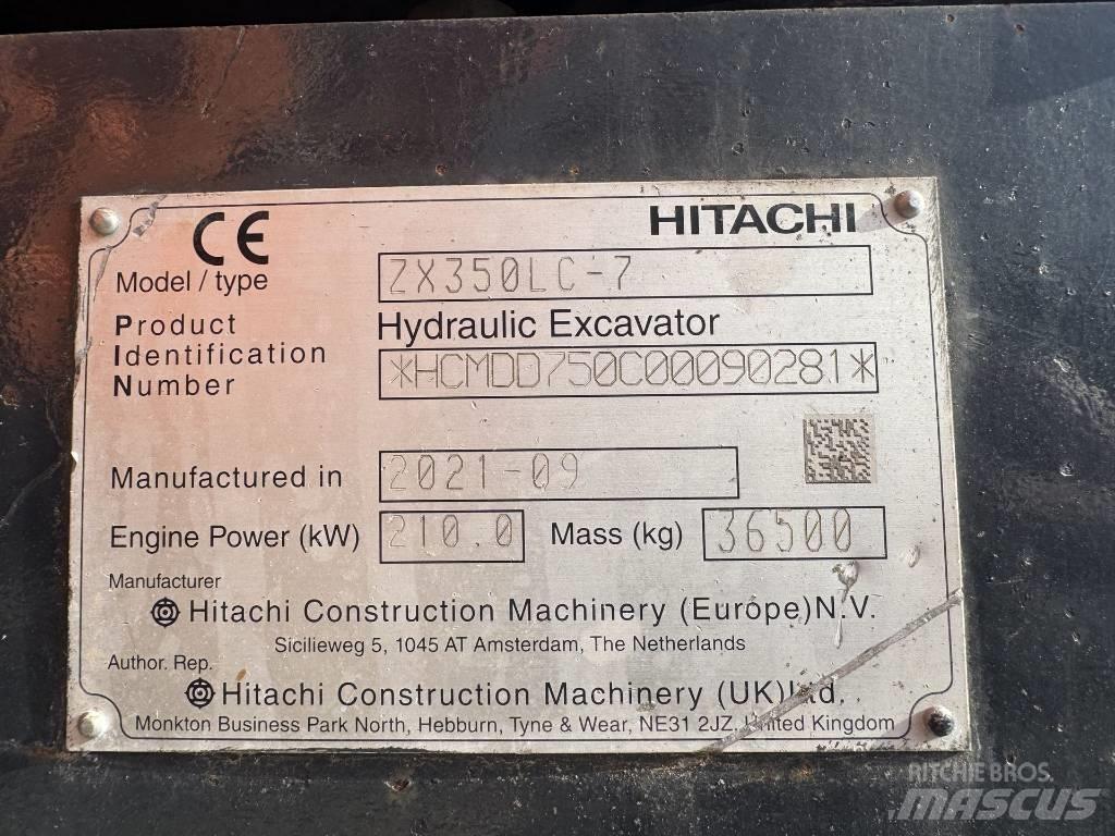 Hitachi ZX 350 LC-7 Bagri goseničarji