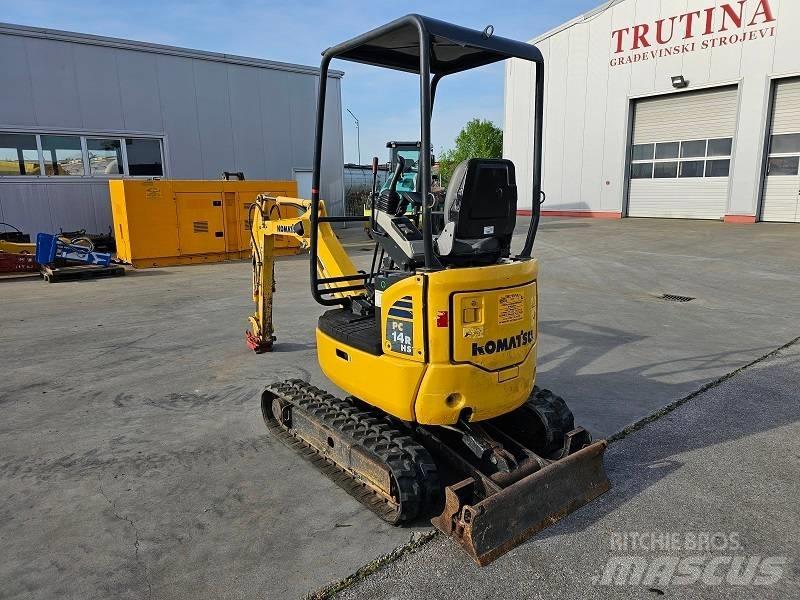Komatsu PC 14 R-3HS Mini bagri <7t