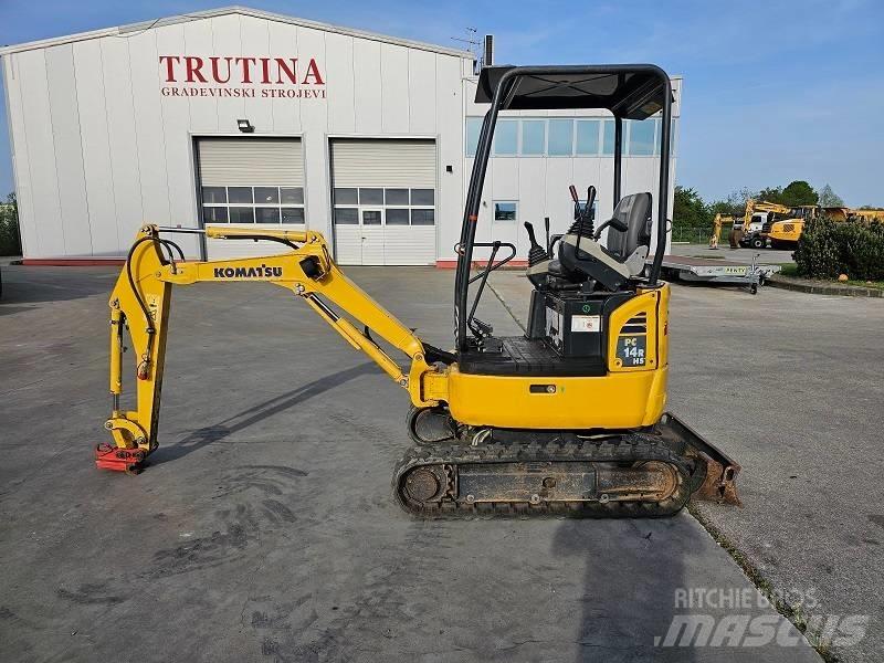 Komatsu PC 14 R-3HS Mini bagri <7t