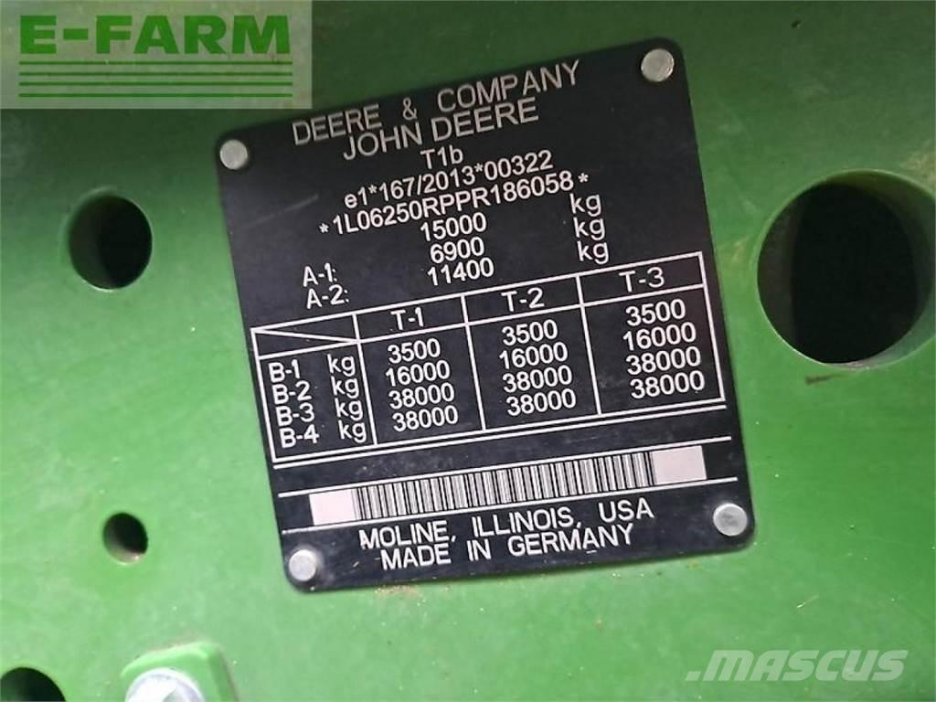John Deere 6r250 Traktorji