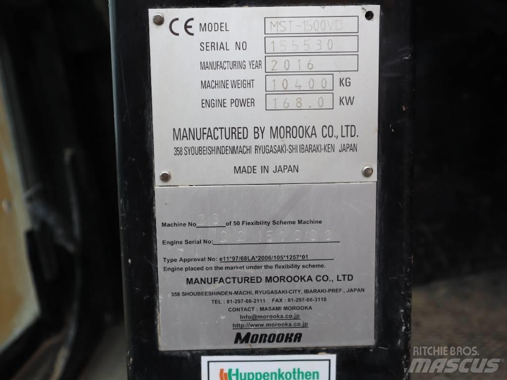 Morooka MST 1500 V D Demperji goseničarji