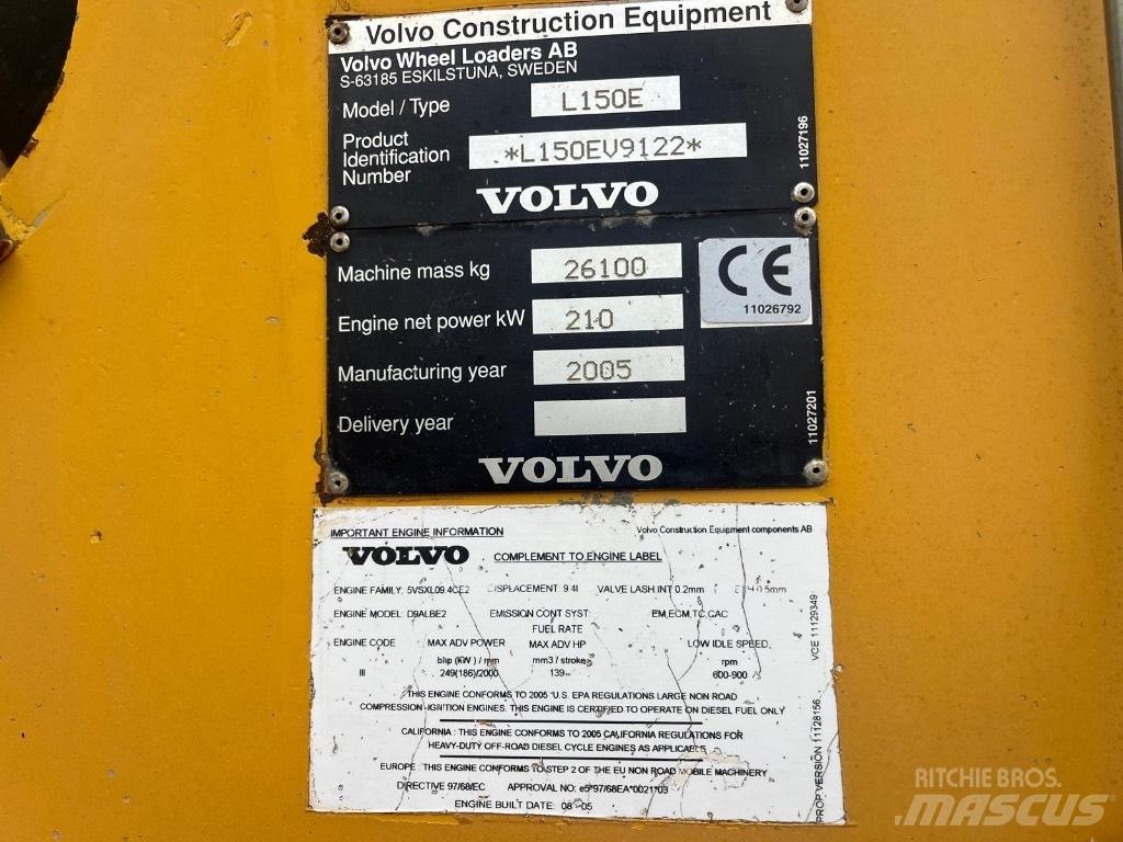 Volvo L 150 E Kolesni nakladalci