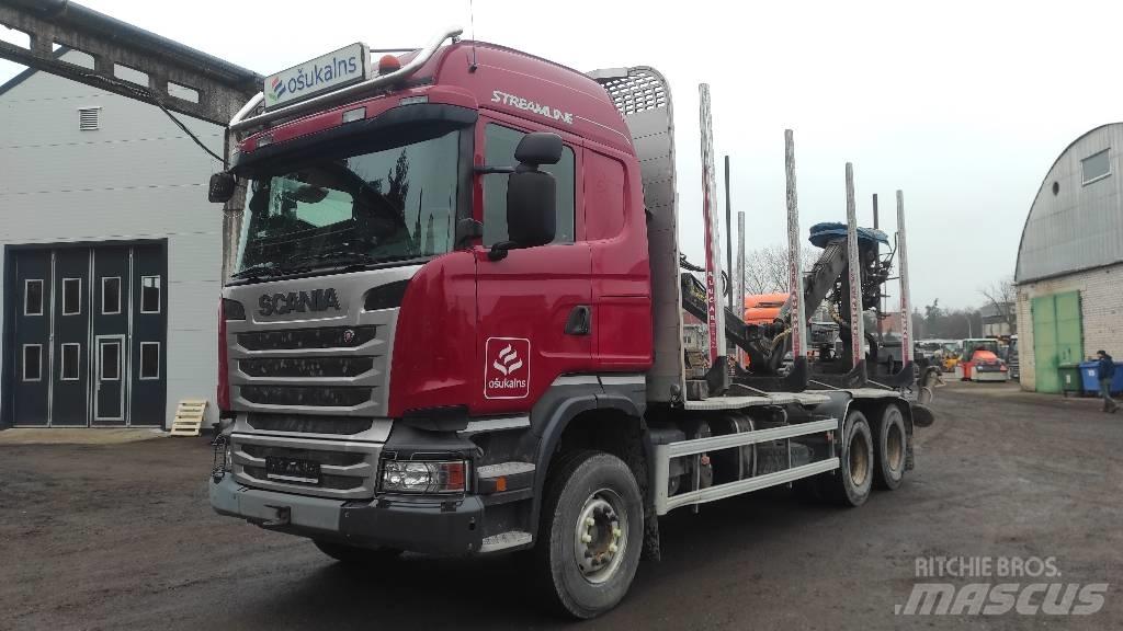 Scania R410 Tovornjaki za hlode