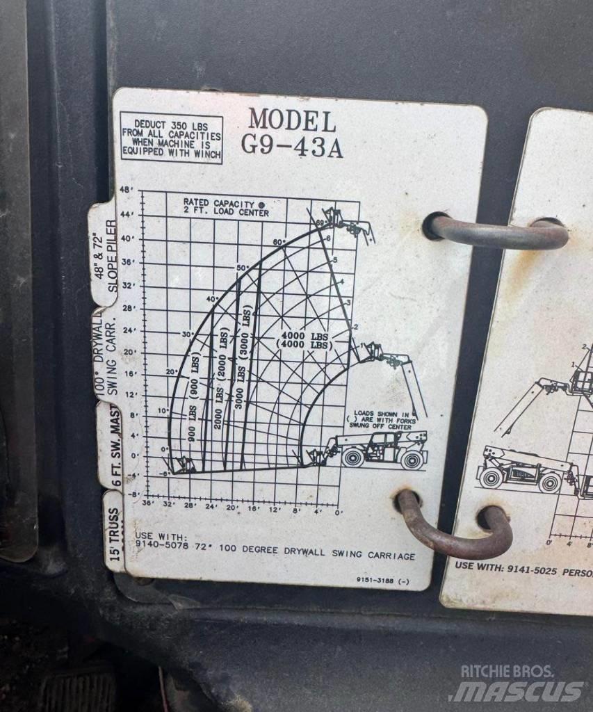 JLG G 9-43 A Teleskopski viličarji