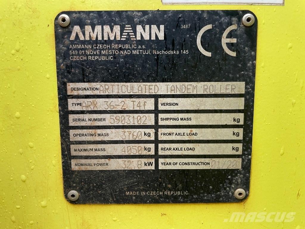 Ammann ARX 36-2 T4f Dvojni valjarji