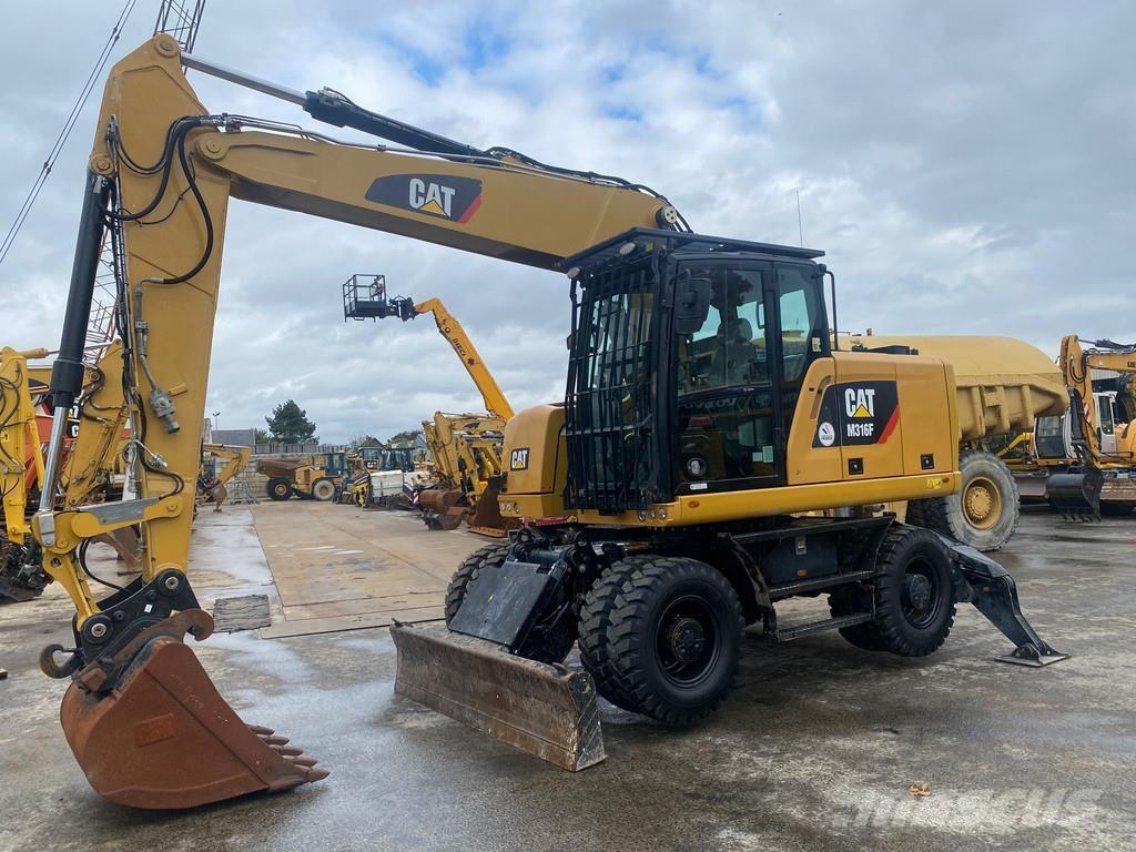 CAT M316F NVT Bagri na kolesih