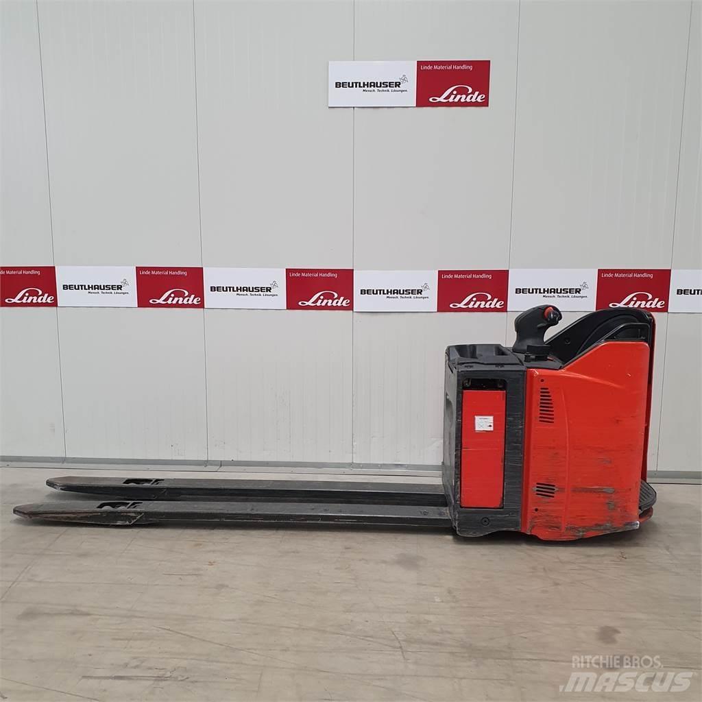 Linde T20SP-lang Električni nizko dvižni viličar